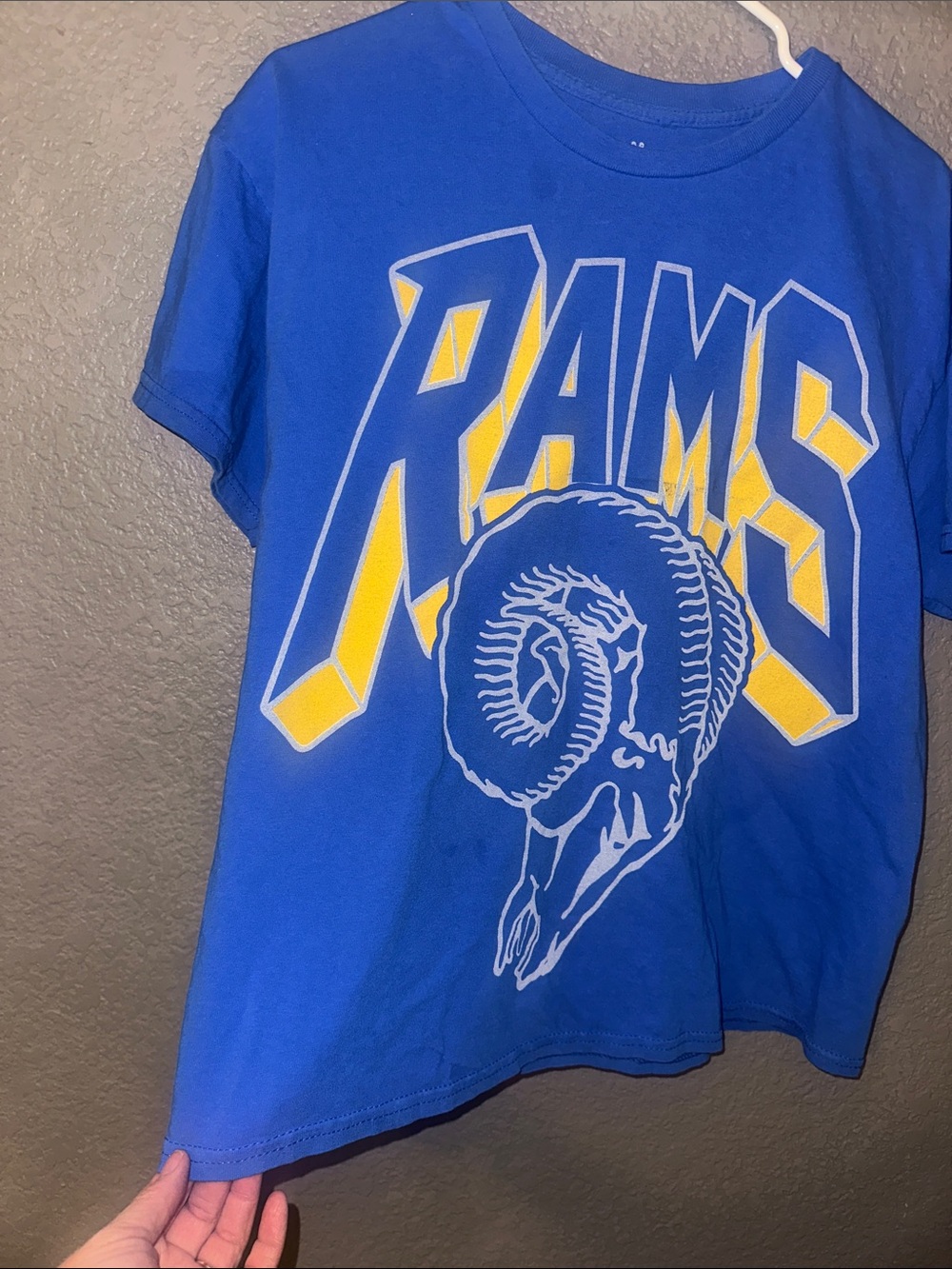 Junk Food Clothing Royal Blue Rams Tee